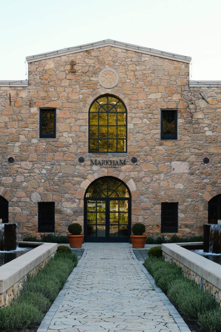 markham vineyards historic stone cellar exterior