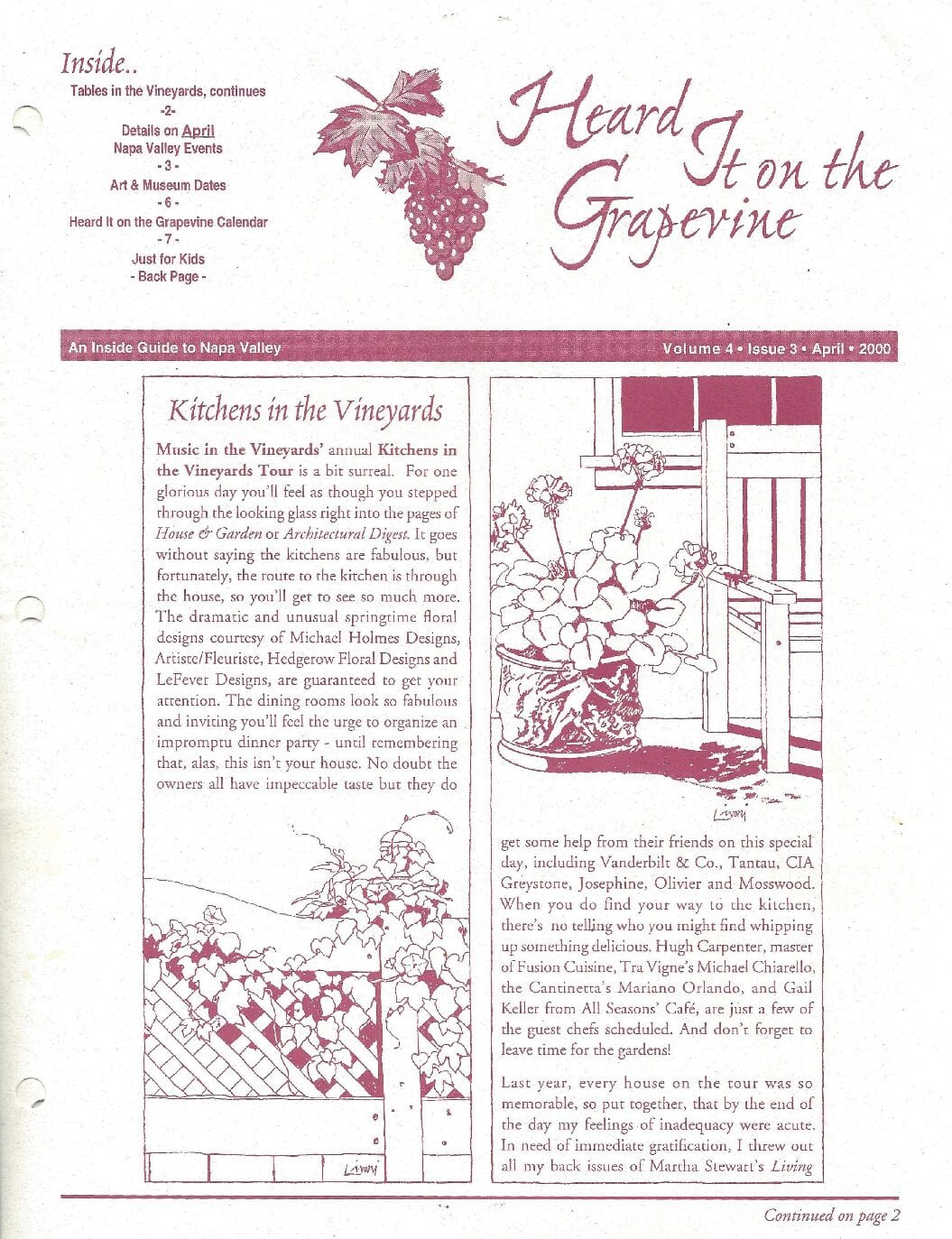 Heard it on the Grape Vine I.