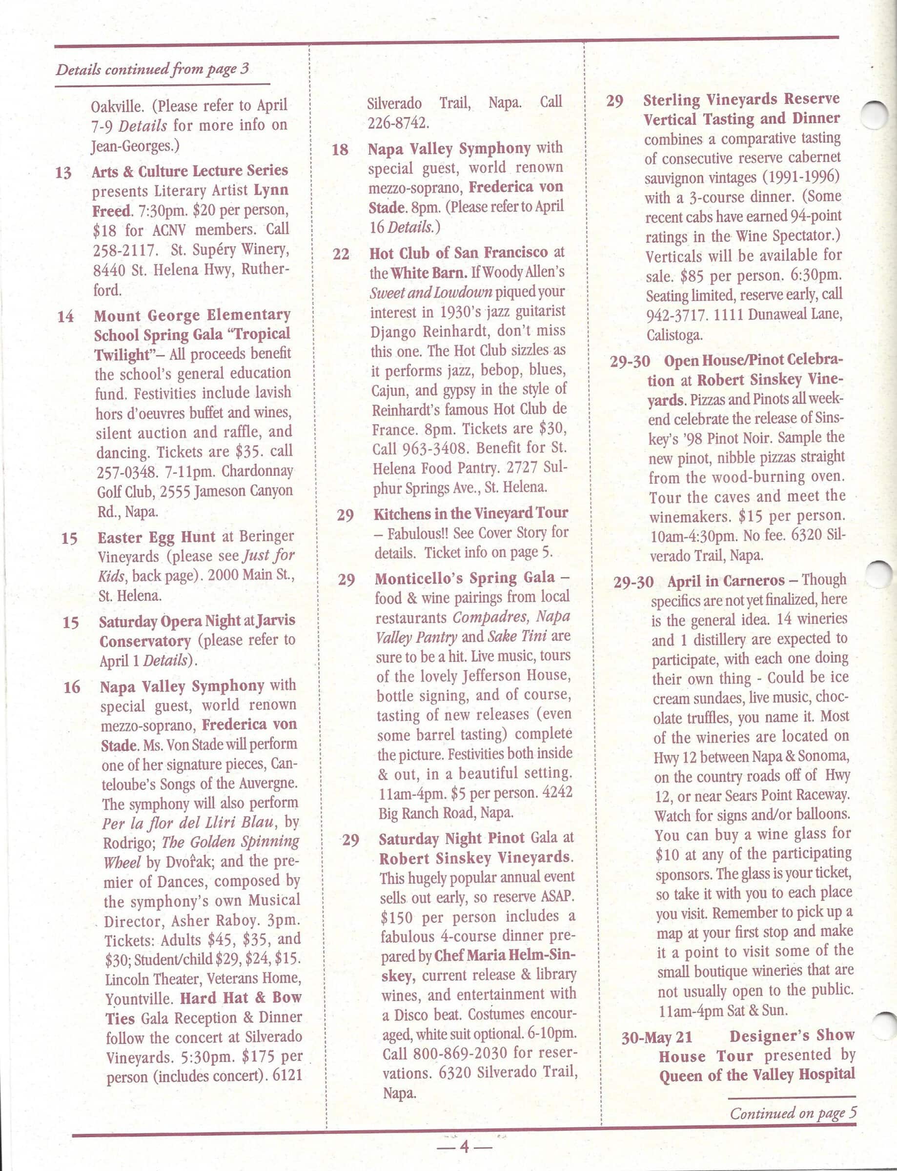 Heard it on the Grape Vine IV.